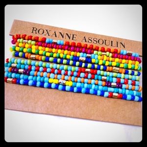 New Roxanne Assoulin Patchwork Brite Bracelets